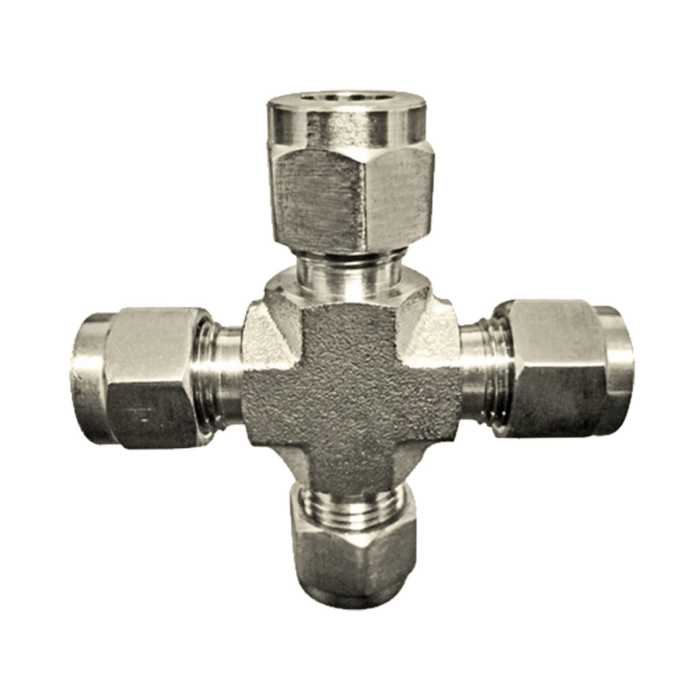 Cross Four way Compression - 3/8 Inch