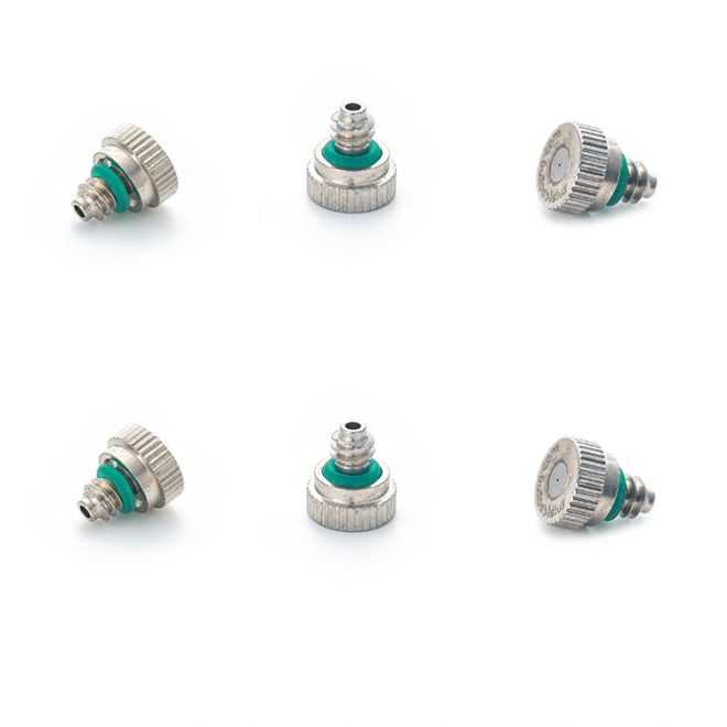 Replacement Misting Nozzles (6 Pack) - 10/24 Thread - 0.015" Orifice