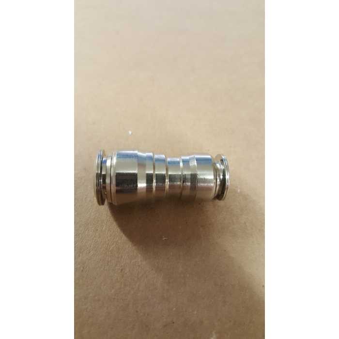 nickel plated 1/2 inch x 3/8 reducer push lock