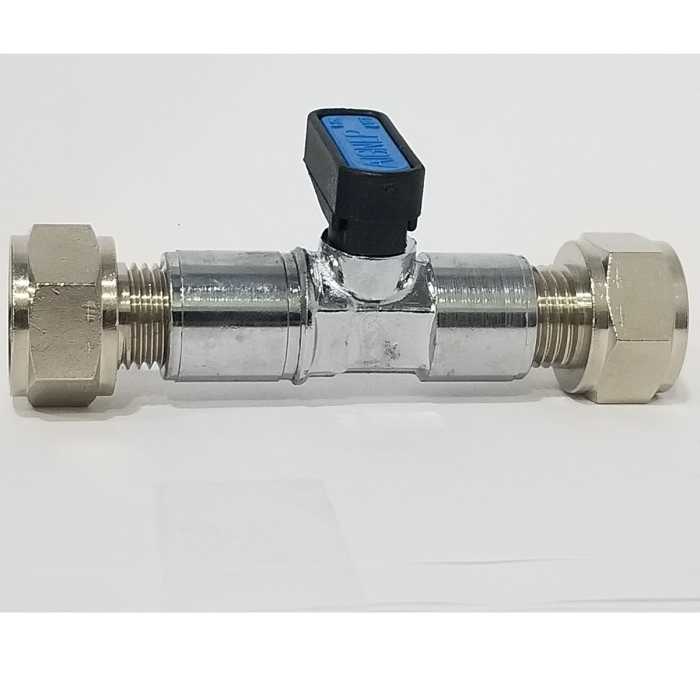 Threaded ball valve- 3/8 Inch