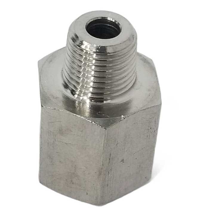 1/4 inch F X 1/8 inch M Adapter - High Pressure