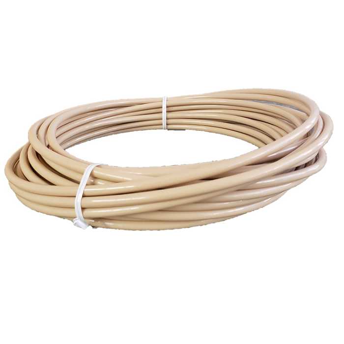 Tubing - High Pressure - 1/4 Inch - Beige - 50 Ft Roll