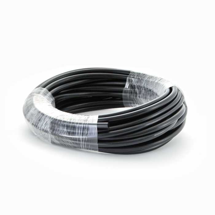 Tubing - High Pressure - 1/4 Inch - Black - 50 Ft Roll