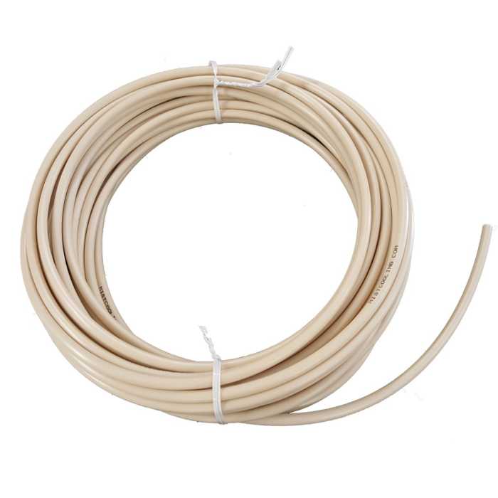 Tubing - High Pressure - 3/8 Inch - Beige - 50 Ft Roll