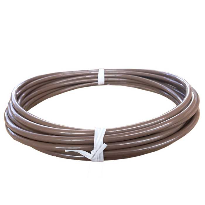 Tubing - High Pressure - 1/4 Inch - Dark Brown - 100 Ft Roll