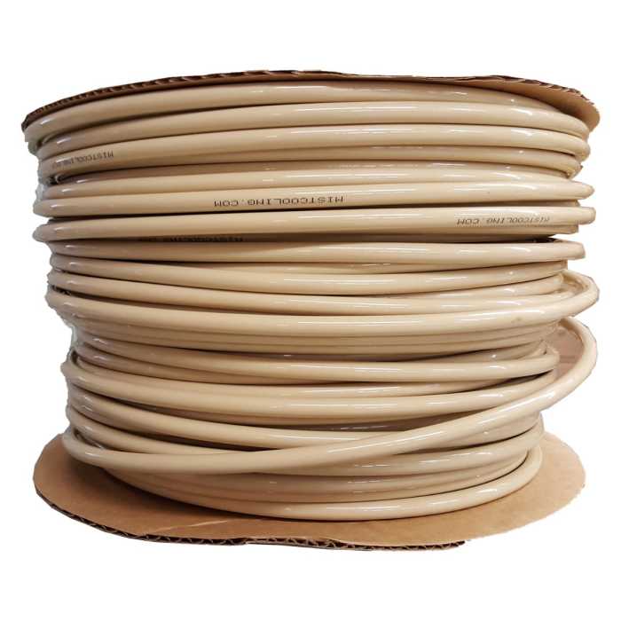 Tubing - High Pressure - 1/4 Inch - Beige - 500 Ft Roll