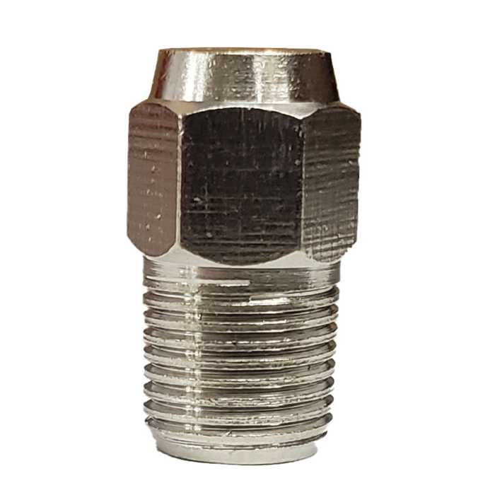 Nozzle Thread Adapter 1/8 Inch NPT M x 10/24 