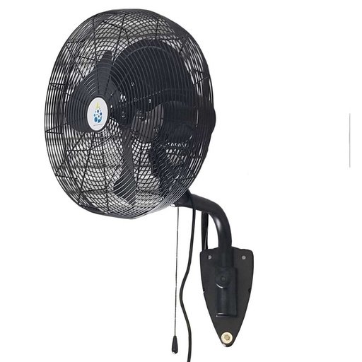 [MC17107] Outdoor Fan - 18 Inch Fan Oscillating Black - Fan Only