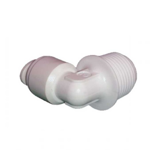 [MC57045] Polypropylene-3/8 Tube OD x 1/4 Inch MNPTF Elbow