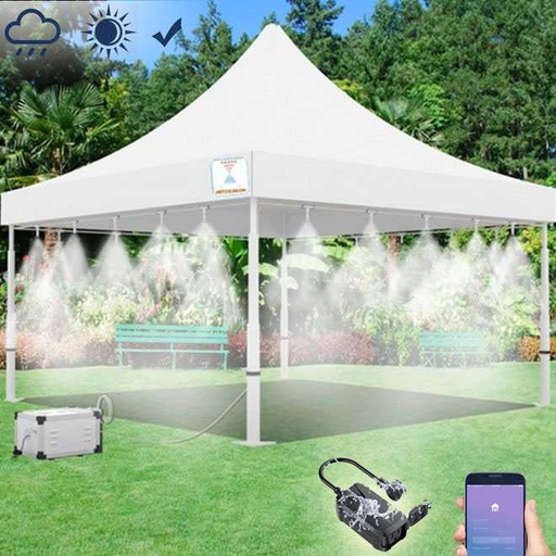 MC31140 Misting Tent - High Pressure Mist Tent - 1500 PSI